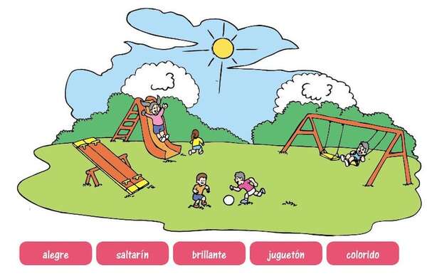 Palabras que describen - Castellano Primer Ciclo - ABC Color