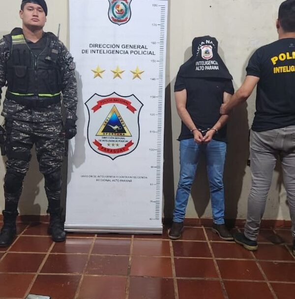 Capturan a peligroso delincuente con siete órdenes de captura en Ciudad del Este