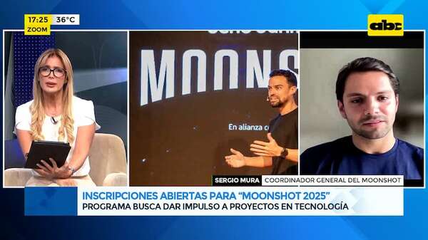 Inscripciones abiertas para “Moonshot 2025″: programa busca dar impulso a proyectos en tecnología - Gente & Negocios - ABC Color