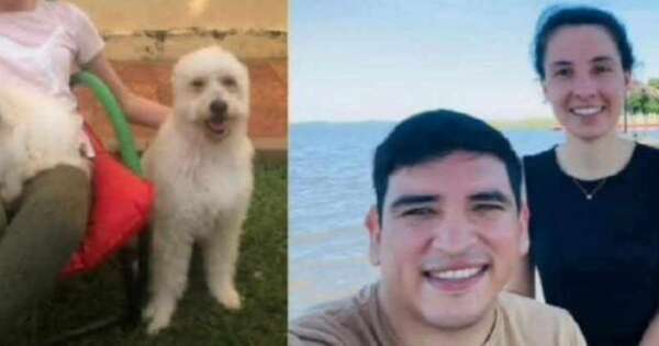 La Nación / Familiares de pareja fallecida en San Pedro buscan a Dalton, perrito que sobrevivió al accidente