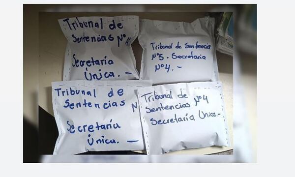 Allanan Palacio de Justicia de Luque, sospechan de producción de documentos no auténticos