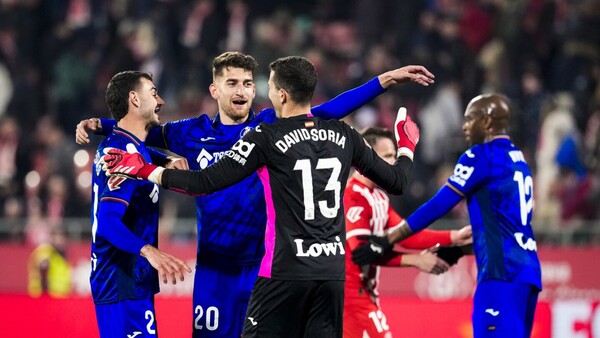El Getafe gana en Girona y enlaza la cuarta alegría a domicilio