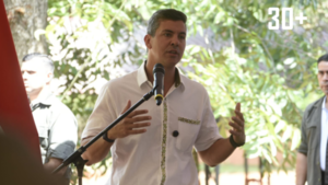 Santiago Peña reafirmó su confianza en Marco y Liliana Alcaraz - trece