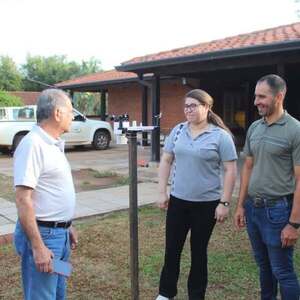 Instalan estaciones meteorológicas para ayudar al agro de Caazapá y Central - 1000 Noticias