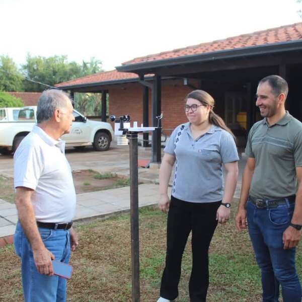 Instalan estaciones meteorológicas para ayudar al agro de Caazapá y Central - 1000 Noticias
