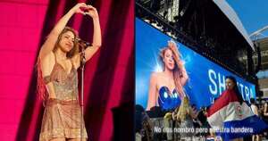 La Nación / La bandera paraguaya se lució en el Instagram de Shakira