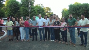 Inauguran nuevas cuadras de empedrados en el barrio San Miguel de Cambyretá
