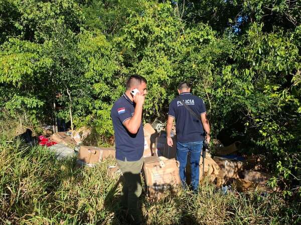 La Policía incauta armas de fuego, droga y mercaderías en Caaguazú tras un robo agravado - Policiales - ABC Color