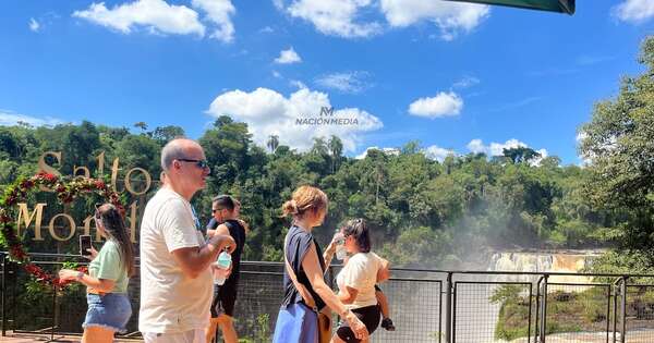 La Nación / Saltos Monday fue visitado por más de 5 mil turistas extranjeros en el 2024
