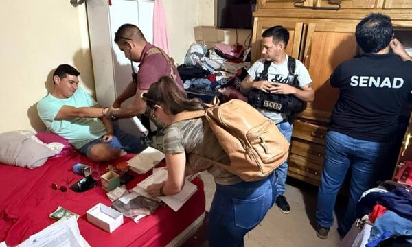 Desmantelan estructura criminal presuntamente vinculada al narcotráfico en Cerrito