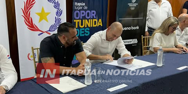JAIME HINTERLEITNER PARTICIPÓ EN LA FIRMA DE CONVENIOS PARA EL MUNDIAL DE RALLY - Itapúa Noticias