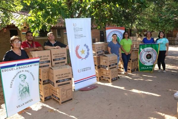 Avanza entrega de kits escolares en Villa Hayes y otras localidades