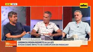 “Sin una buena justicia, no hay buenas inversiones”: gremios avisan sobre impacto de chats de Lalo - Mesa de Periodistas - ABC Color