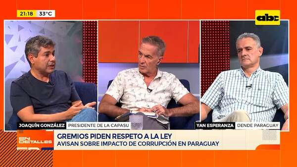 “Sin una buena justicia, no hay buenas inversiones”: gremios avisan sobre impacto de chats de Lalo - Mesa de Periodistas - ABC Color