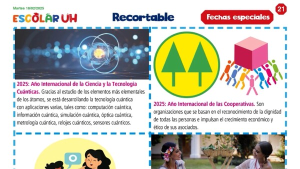 Escolar ÚH aparece mañana martes con ejemplar del diario