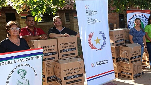 MEC arrancó la entrega de kits escolares en escuelas del Chaco