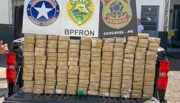 Paraguayo de 20 años fue detenido en Brasil con 176,6 kilos de crack - Mundo - ABC Color