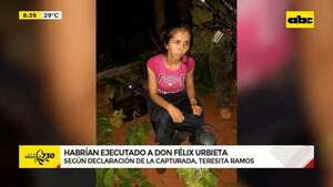 ¿Félix Urbieta fue fusilado en cautiverio?: esto habría dicho Lourdes Teresita Ramos tras detención - ABC Noticias - ABC Color