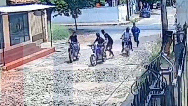 Video: Delivery es víctima de un asalto en manada en San Lorenzo
