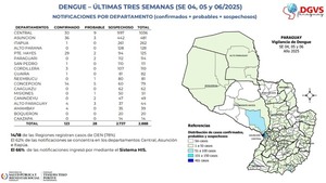 SENEPA: Alto Paraná se ubica en el 4º lugar en el país en casos sospechosos de dengue - La Clave