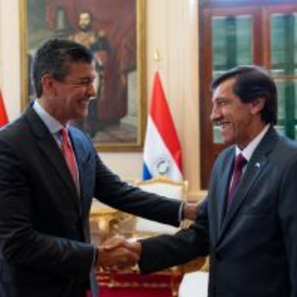 Corredor Bioceánico Capricornio: Presidente Peña se reunió con Gobernador de Jujuy :: Presidencia de la República del Paraguay