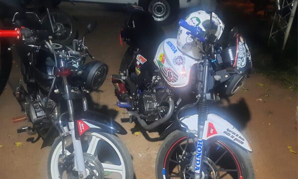 Incautan motocicletas por polución sonora y perturbación de la paz pública