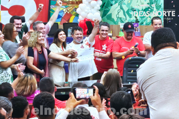 Con la esperanza de mejorar su puntería, PT MS recibe de forma oficial a Carlos Bernardo en concurrido acto público dominical  - El Nordestino