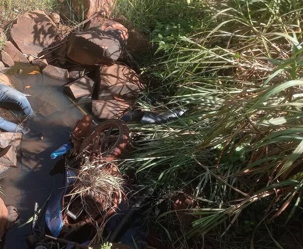 Hallazgo sin vida a un motociclista en Capitán Miranda