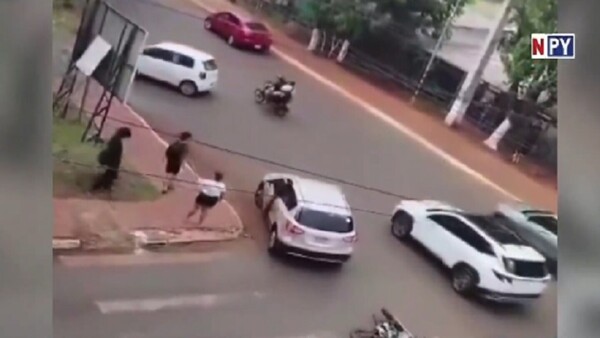 Conflicto en el tránsito de Ciudad del Este