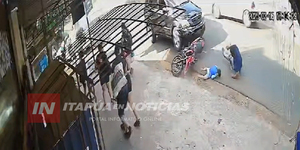 CONDUCTOR ATROPELLÓ A MOTOCICLISTA Y SE FUGÓ EN ENCARNACIÓN