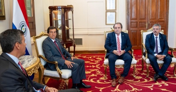 Sadir le dice a Peña que aún "hay temas que atender" en el corredor bioceánico y apunta al narco
