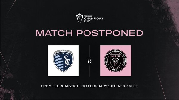 Versus / Un partido de Concachampions del Inter Miami fue pospuesto debido a las nevadas intentas previstas