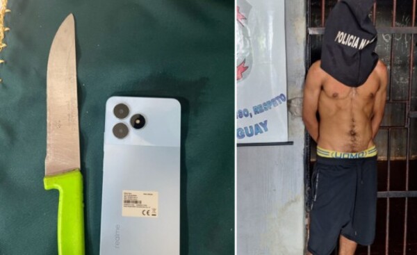 Detenido tras asaltar y despojar de su celular a una mujer