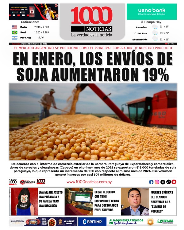 18 Febrero 2025 - 1000 Noticias
