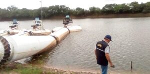 Reiteran prohibición de bombeo de agua en río Tebicuary para el riego de cultivos de arroz