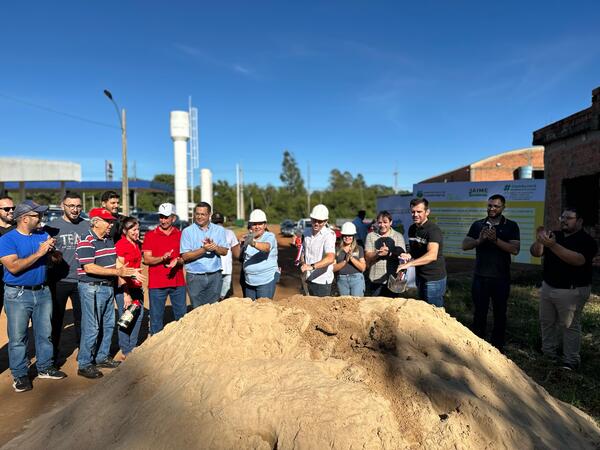 Inician trabajos de empedrado en el Barrio Florida de Cambyretá