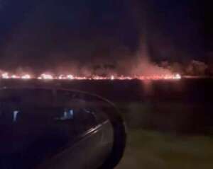 Incendio en San Ber fue por quema de basura y casi llega a casas - Nacionales - ABC Color