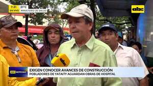 Pobladores de Yataity del Norte siguen luchando por hospital y piden conocer avances de la obra - ABC Noticias - ABC Color