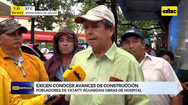 Pobladores de Yataity del Norte siguen luchando por hospital y piden conocer avances de la obra - ABC Noticias - ABC Color