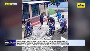 Video: Detienen a asaltantes involucrados en el robo de una moto  - ABC Noticias - ABC Color