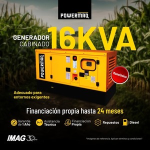 Generadores POWERMAQ: Energía continua con el respaldo de IMAG