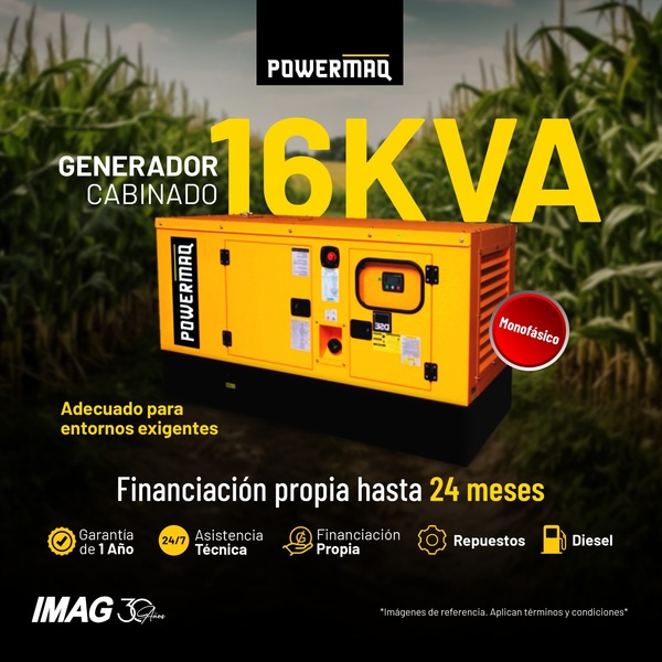 Generadores POWERMAQ: Energía continua con el respaldo de IMAG