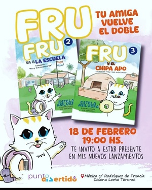 “Fru va a la escuela” y “Fru y el chipa apo”: Dos nuevas aventuras para fomentar la lectura en los más pequeños - .::Agencia IP::.