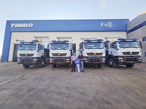 GrupoTIMBO entregó 4 camiones SINOTRUK a CCC S.A. para la reconstrucción de la ruta PY12