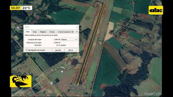Aeropuerto de Encarnación: Dinac aguarda transferencia de inmueble - ABC Noticias - ABC Color