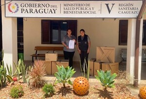 Para fortalecer la atención en salud, proveen equipos informáticos a USF de Caaguazú - .::Agencia IP::.
