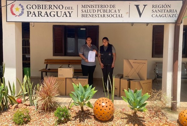 Para fortalecer la atención en salud, proveen equipos informáticos a USF de Caaguazú - .::Agencia IP::.