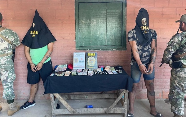 Detienen a dos argentinos que vendían droga en Nanawa