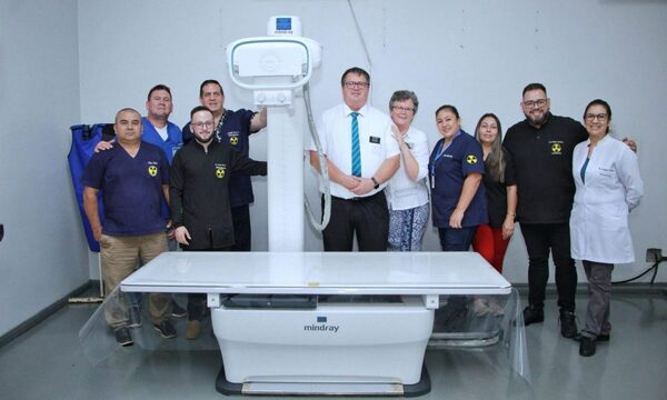 Hospital Distrital de Hernandarias recibe moderno equipo de Rayos X