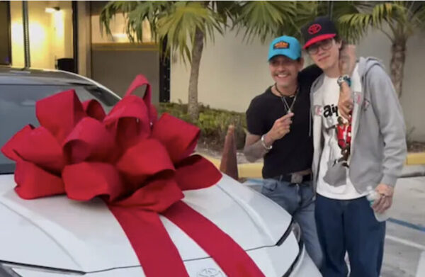 ¡No solo es generoso con Nadia! Marc Anthony le regaló un autazo a su hijo Ryan